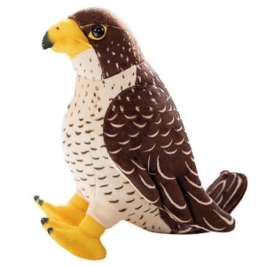 MASKOTKA SOKÓŁ BRĄZOWY 30CM, LEANTOYS