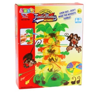 GRA ZRĘCZNOŚCIOWA SPADAJĄCE MAŁPKI, LEANTOYS