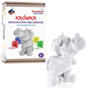 GENIALNY DZIECIAK. MALOWANKA SENSORYCZNA KRÓWKA