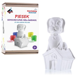 GENIALNY DZIECIAK. MALOWANKA SENSORYCZNA PIESEK