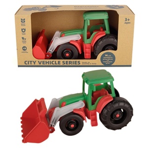 TRAKTOR PLASTIKOWY Z ŁYŻKĄ, ASKATO