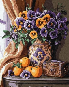 MALOWANIE PO NUMERACH - LUKSUSOWE BRATKI 40X50CM