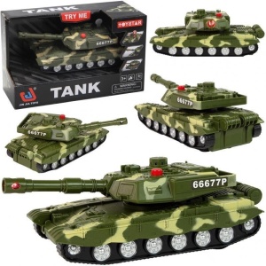 CZOŁG NA BATERIE ŚWIATŁO I DŹWIĘK, TRIFOX