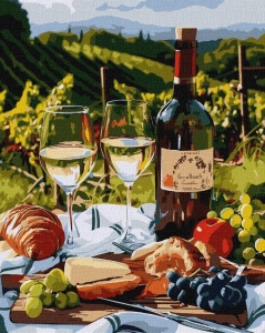 MALOWANIE PO NUMERACH - POŁUDNIOWA UCZTA 40X50CM