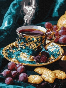 MALOWANIE PO NUMERACH - KAWA PO TURECKU METAL