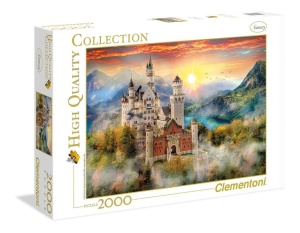 PUZZLE 2000 HQ NEUSCHWANSTEIN, CLEMENTONI