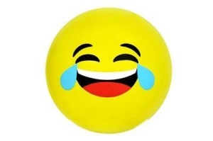 PIŁKA PVC 23CM ZÓŁTA BUŹKA, ARTYK