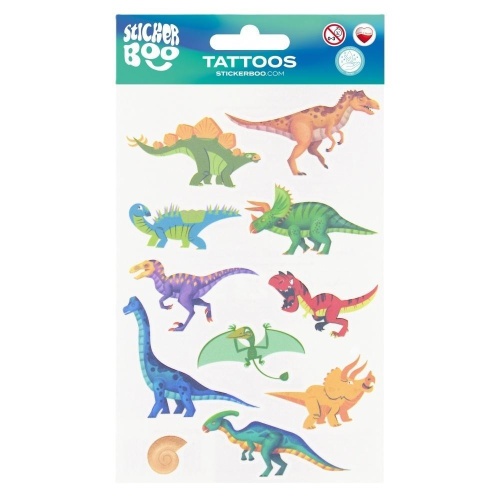 Tatuaże Dinozaury, Sticker Boo