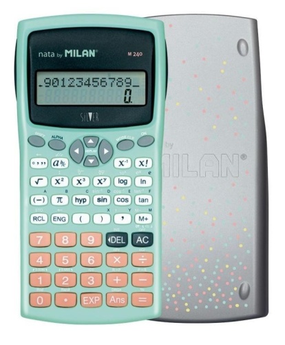 Kalkulator naukowy 240 funkcji silver MILAN, MILAN