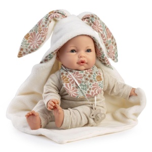 LALKA HISZPAŃSKA BIMBA PŁACZĄCA Z KOCYKIEM 37CM