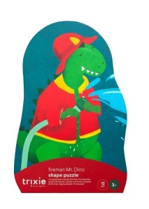 PUZZLE STRAŻAK DINOZAUR, TRIXIE BABY