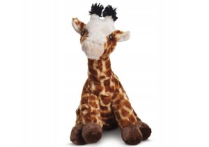 MASKOTKA ŻYRAFA 30CM, AUORA