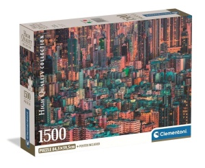 PUZZLE 1500 THE HIVE, HONG KONG, CLEMENTONI