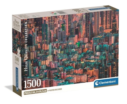 Puzzle 1500 The Hive, Hong Kong, Clementoni