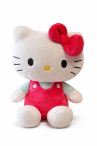 MASKOTKA HELLO KITTY W CZERWONEJ SUKIENCE 18CM