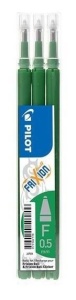 WKŁAD FRIXION CLICKER 0,5 ZIELONY 3SZT PILOT