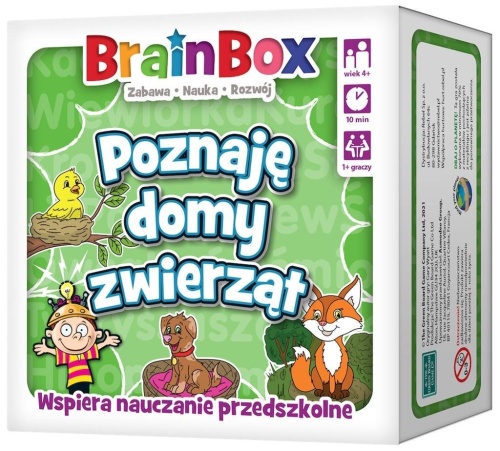 BrainBox - Poznaję domy zwierząt REBEL, Rebel