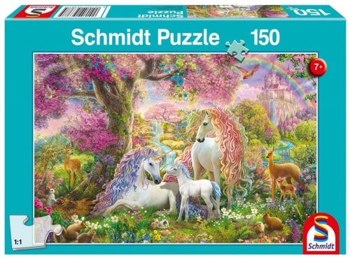 Puzzle 150 Rodzina jednorożców G3, Schmidt