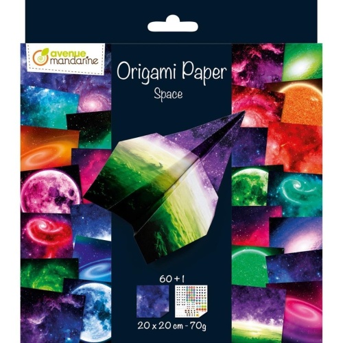 Papier Origami Kosmos 20x20cm 70g, Clairefontaine