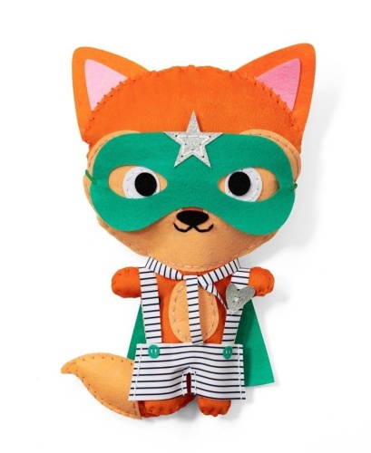 Maskotka do szycia Lisek Sacha, Clairefontaine