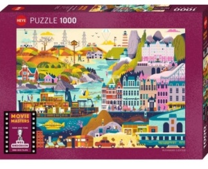 PUZZLE 1000 FILMY WESA ANDERSENA, HEYE