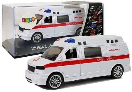 Ambulans pgotowia z napędem dźwiękiem i światłem