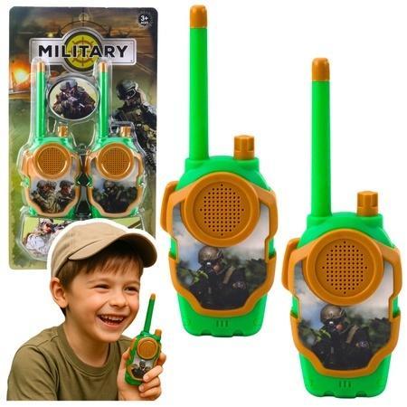 Walkie Talkie dla dzieci wojskowe 10cm, Leantoys
