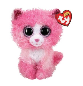 BEANIE BOOS REAGAN - RÓŻOWY KOT 15CM, TY