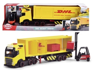 CITY CIĘŻARÓWKA Z NACZEPĄ DHL 35CM, DICKIE TOYS