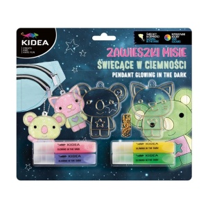 ZAWIESZKI MISIE ŚWIECĄCE W CIEMNOŚCI KIDEA