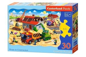 PUZZLE 30 DOM W TRAKCIE BUDOWY CASTOR, CASTORLAND