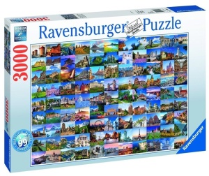 PUZZLE 3000 99 PIĘKNYCH MIEJSC W EUROPIE
