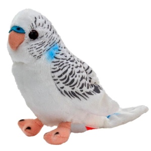 PAPUGA FALISTA BIAŁA 13CM, BEPPE