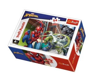 PUZZLE 54 MINI CZAS NA SPIDER-MANA 4 TREFL, TREFL