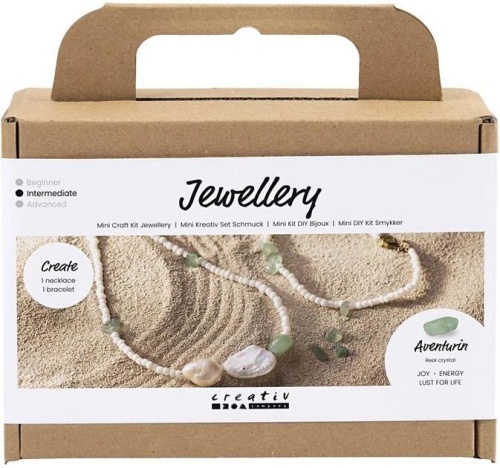 Zestaw do biżuterii Perły i Awenturyn, Stepp