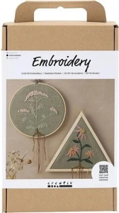 ZESTAW DO WYSZYWANIA KWIATY W RAMKACH, STEPP