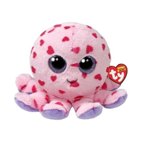 Beanie Boos Bubbles - Różowa ośmiornica 15cm, TY