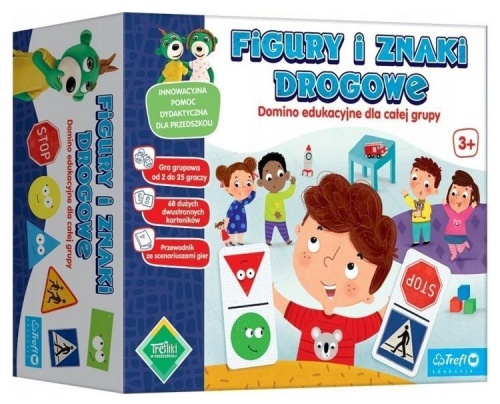 Domino - figury i znaki drogowe, Trefl