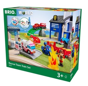 BRIO ZESTAW DELUXE STRAŻ POŻARNA I POLICJA