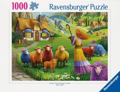 Puzzle 1000 Kolorowa wełna, Ravensburger