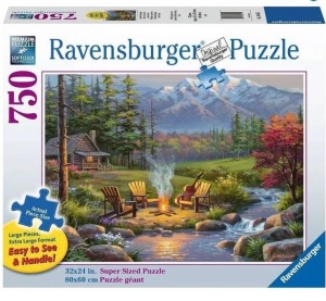 PUZZLE 750 SALON NAD RZEKĄ, RAVENSBURGER