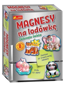 MAGNESY NA LODÓWKĘ - ZWIERZĘTA ŚWIATA