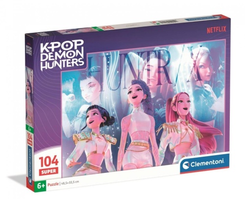Puzzle 104 K-Pop Demon Hunters, Clementoni