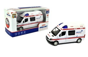POJAZD METALOWY - KARETKA 15CM, PRO KIDS