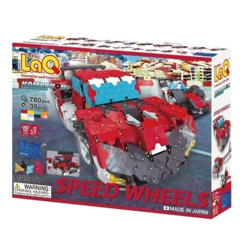 Klocki edukacyjne Speed Wheels, LaQ
