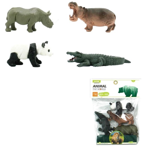 Zwierzęta zoo 4szt, Trifox