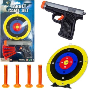PISTOLET STRZAŁKI TARCZA, TRIFOX