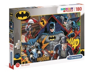 PUZZLE 180 SUPER KOLOR BATMAN, CLEMENTONI