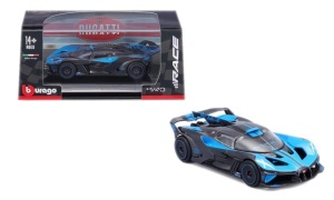 BUGATTI BOLIDE BLACK-BLUE BBURAGO, BBURAGO