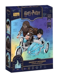 PUZZLE 3D HARRY POTTER MOTOCYKL HAGRIDA, CUBIC FUN